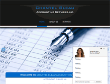 Tablet Screenshot of chantelbleauaccounting.com